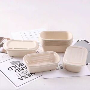 500ml compostable food container