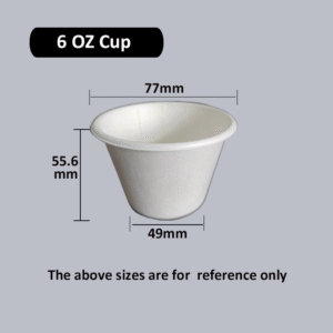 6oz Biodegradable Sauce Cups -  Packaging Solution