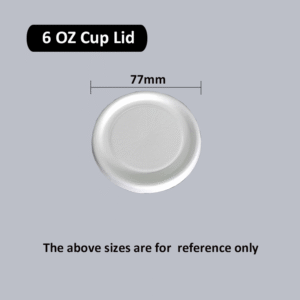 6oz biodegradable sauce lids